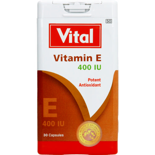 Vital Vitamin E 400 Iu 30 Capsules
