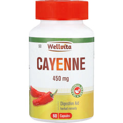 Wellvita Cayenne 60 Caps