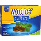 Woods Peppermint Lozenges 18 Lozenges