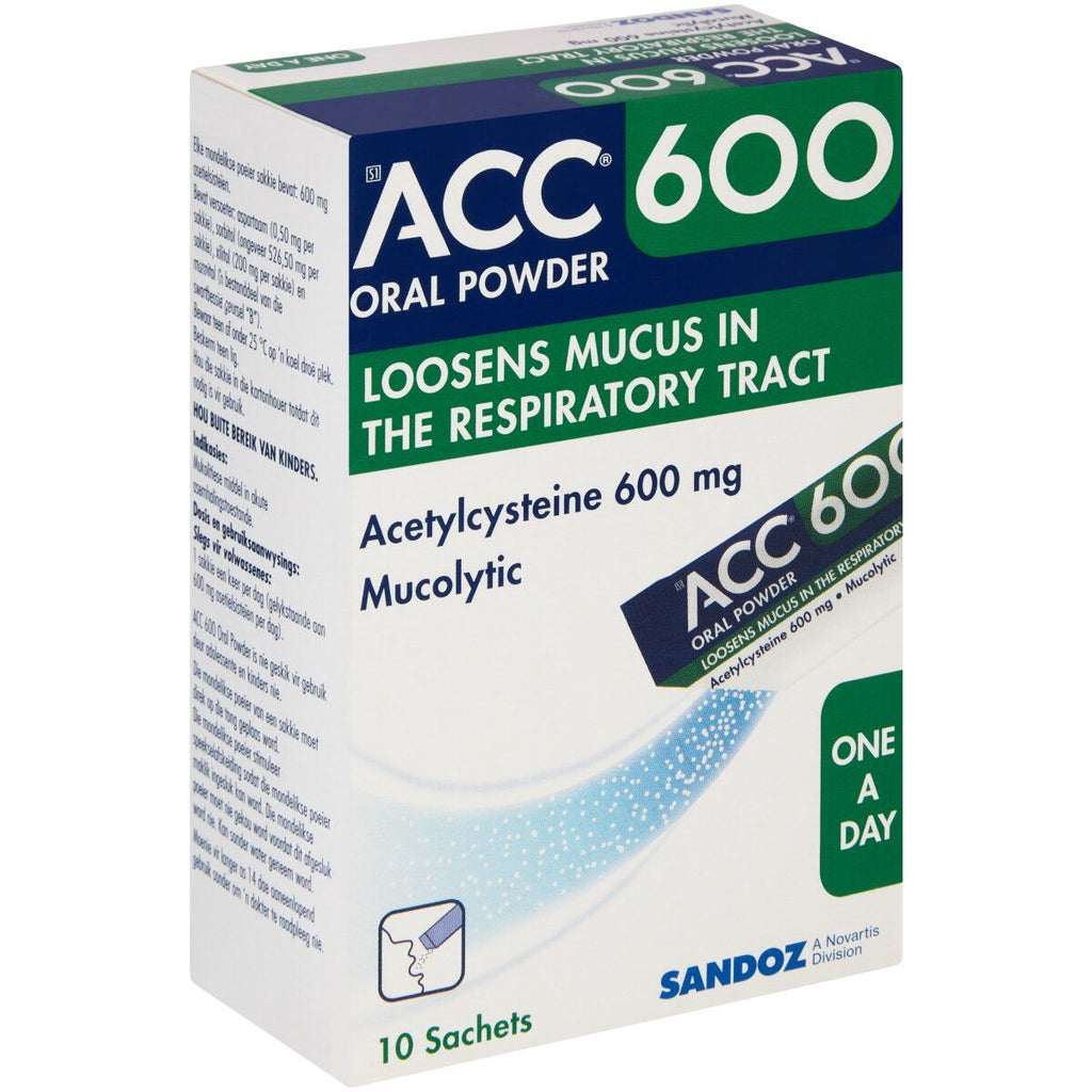 Acc 600mg Oral Pwd Sac 10's