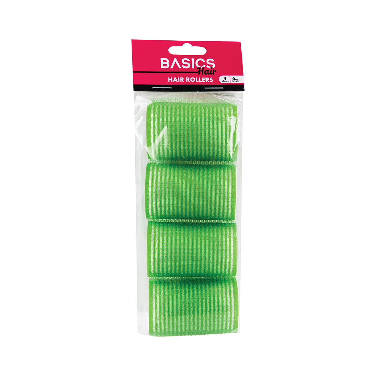 Basics Hair Roller Set 4pcs Green