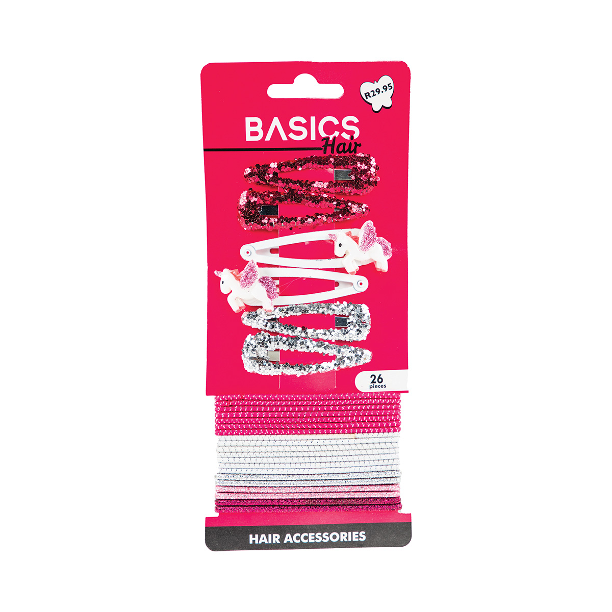 Basics Hair Set Iron And Polyester 26pcs