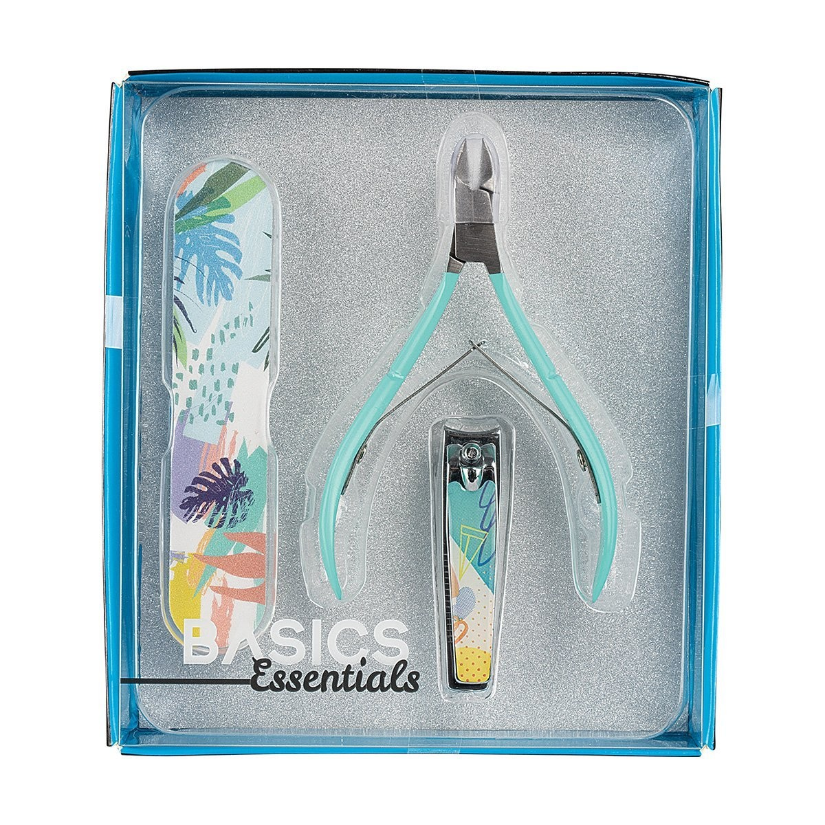 Basics Manicure Set Essential Green 3 Piece