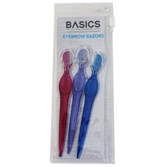 Basics Razor Eyebrow Short Blades 3pcs