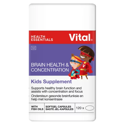 Brain Health & Concentration Capsules 120s