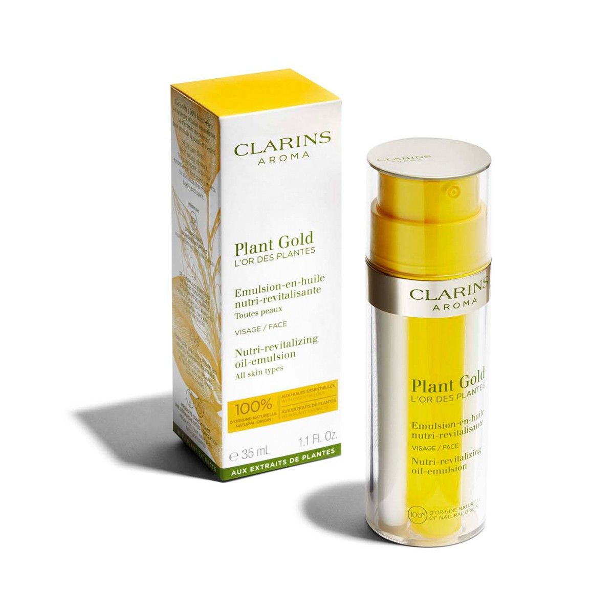 Clarins Plant Gold 100 Percent Natural Face Oil 35ml