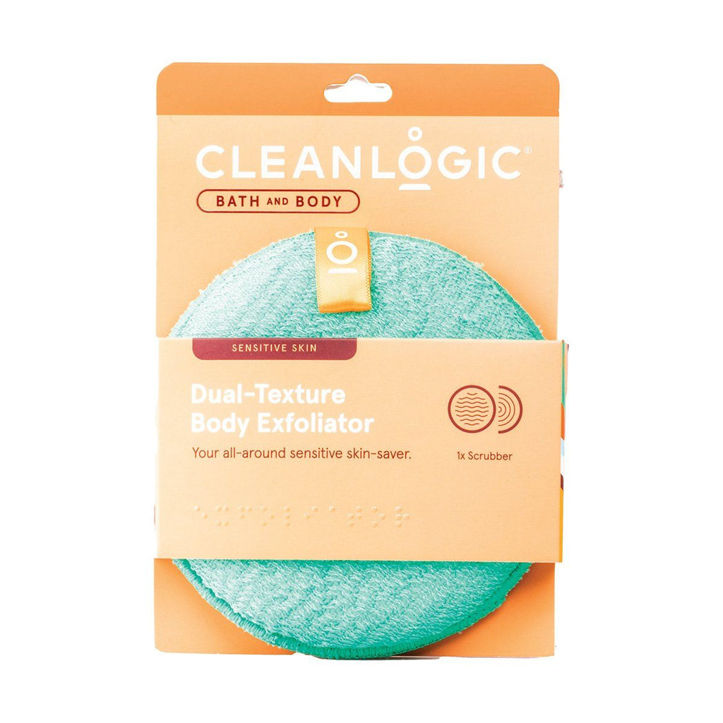 Cleanlogic Bath And Body Dual-texture Body Exfoliator - Sensitive Skin