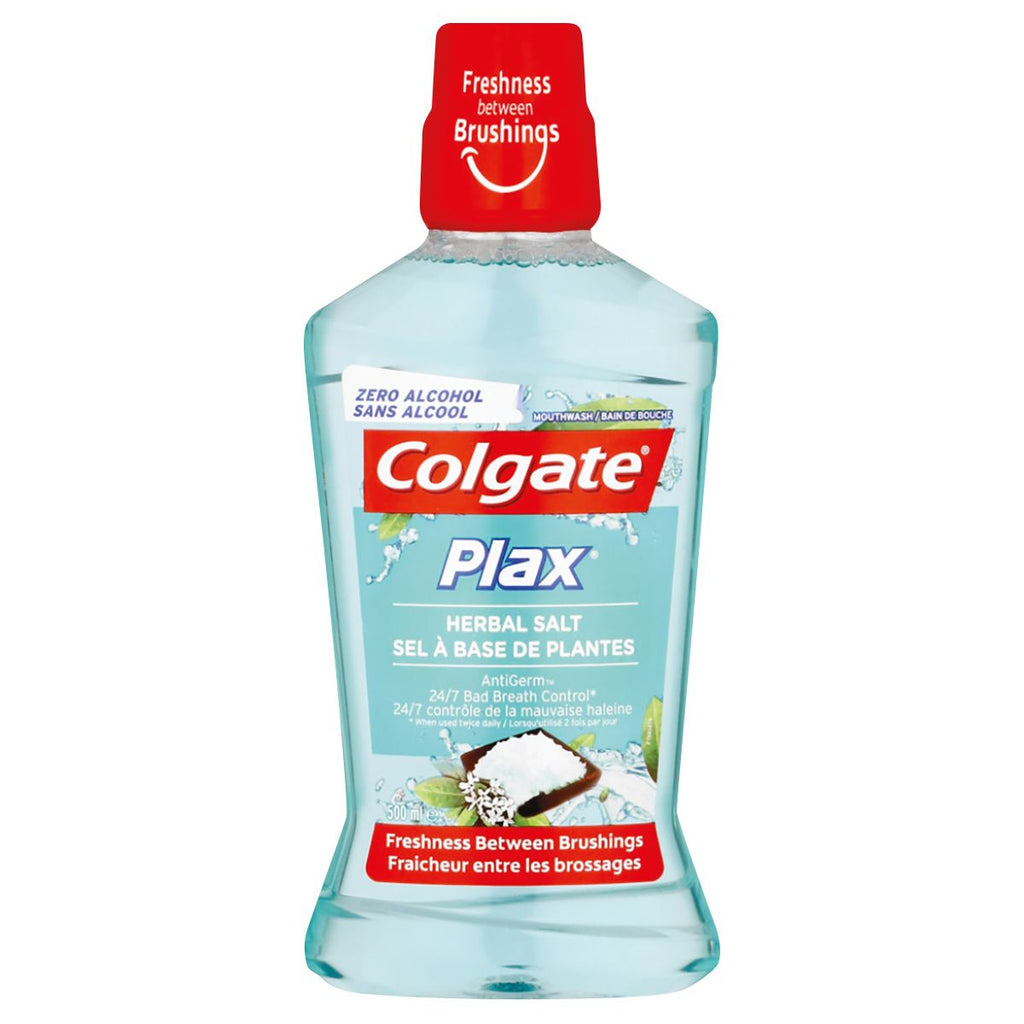 Colgate Plax Mouthwash 500ml Herbal Salt