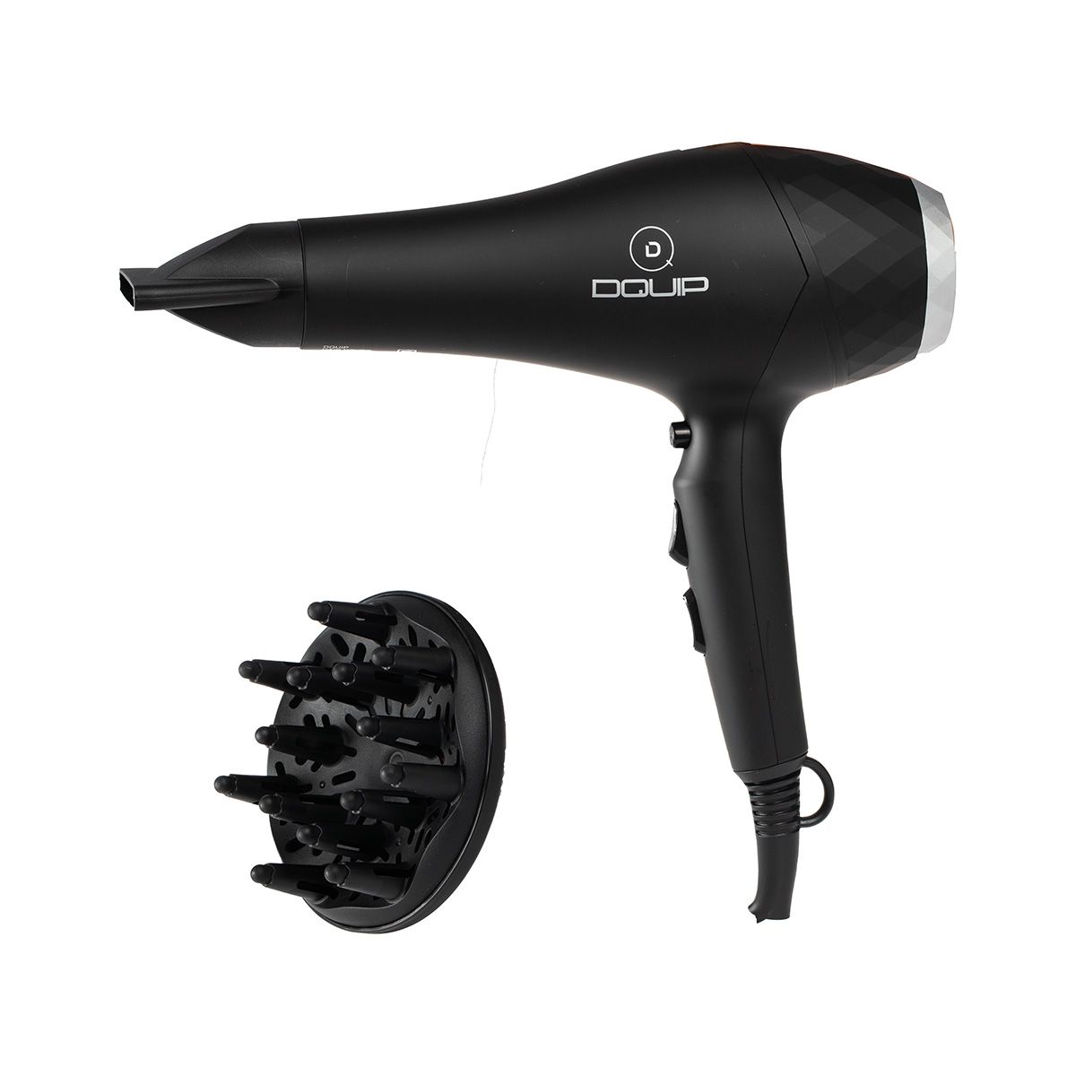 DQUIP 2200w Ac Motor Hair Dryer + Diffuser