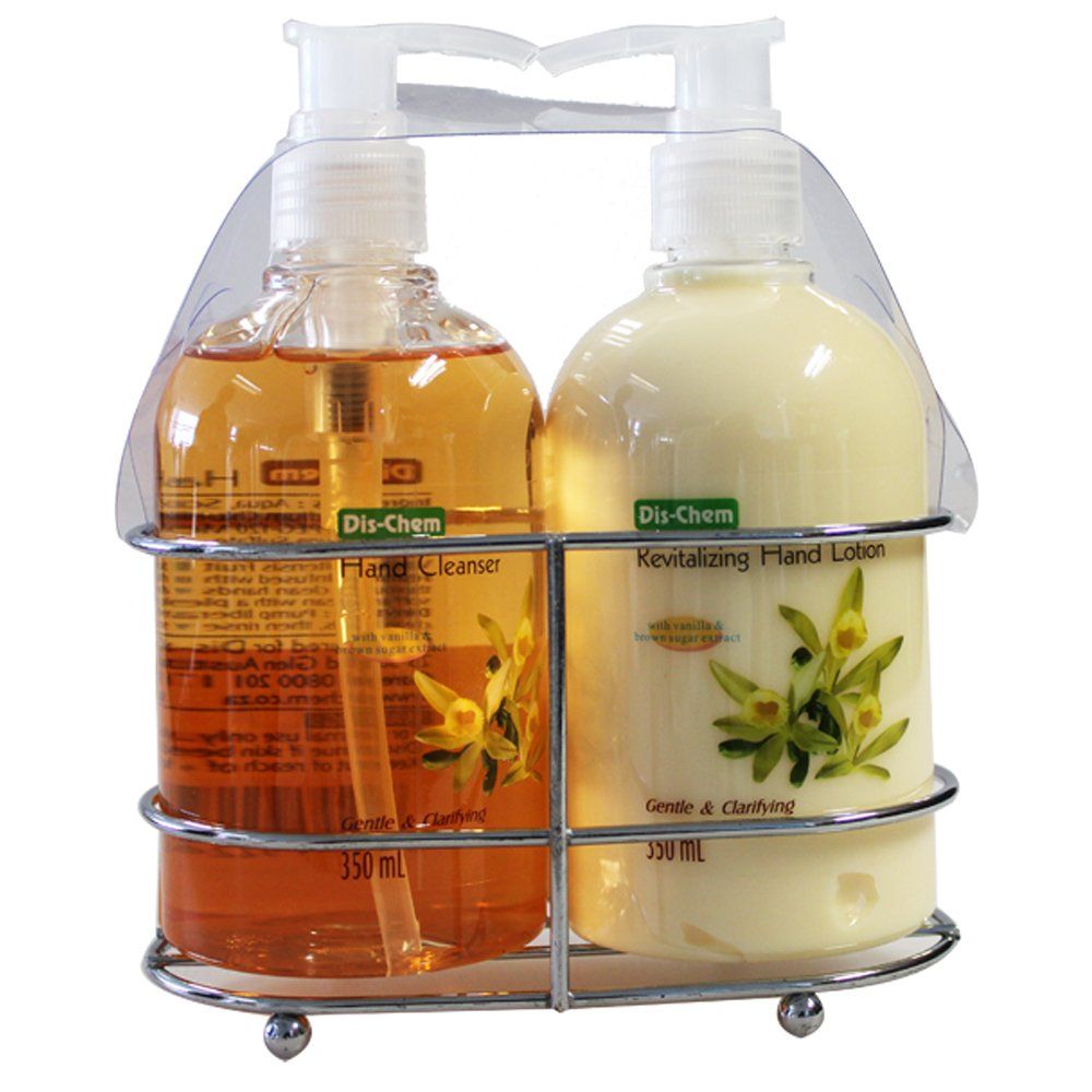 Dis-Chem Bath Set Vanilla & Brown Sugar Caddy 350ml