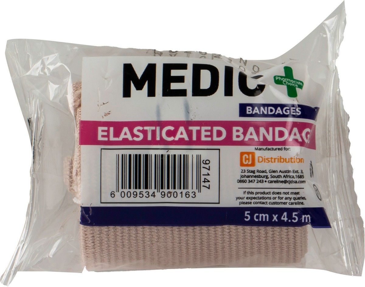 Dis-Chem Medic Elasticated Bandage 5cm X 4,5m