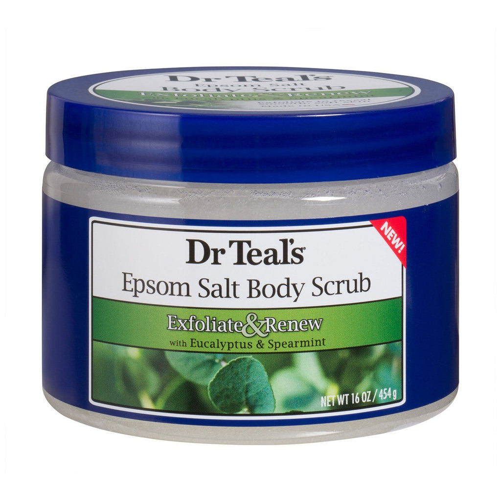 Dr Teal's Epsom Salt Body Scrub Eucalyptus & Spearmint 454g