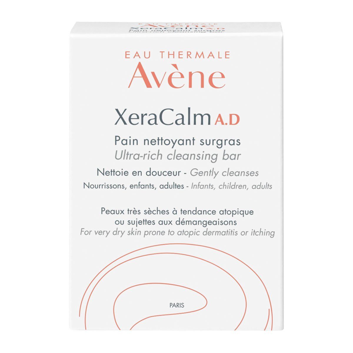 Eau Thermale Avene Xeracalm A.d Ultra-rich Cleansing Bar 100g