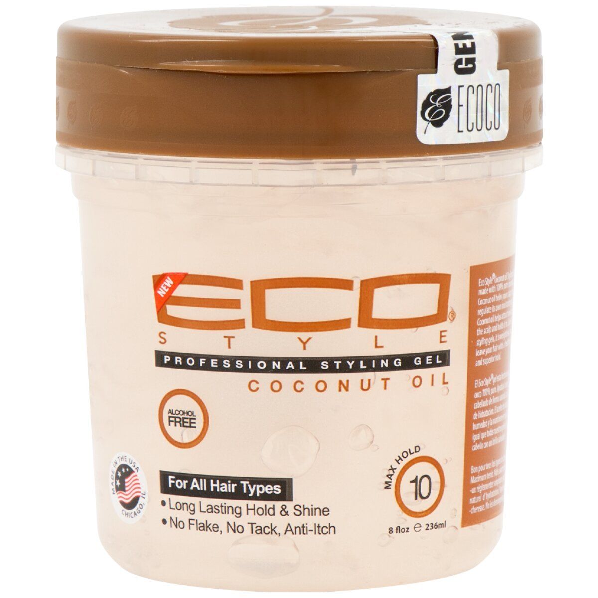 Ecoco Style Gel Coconut 236mlz