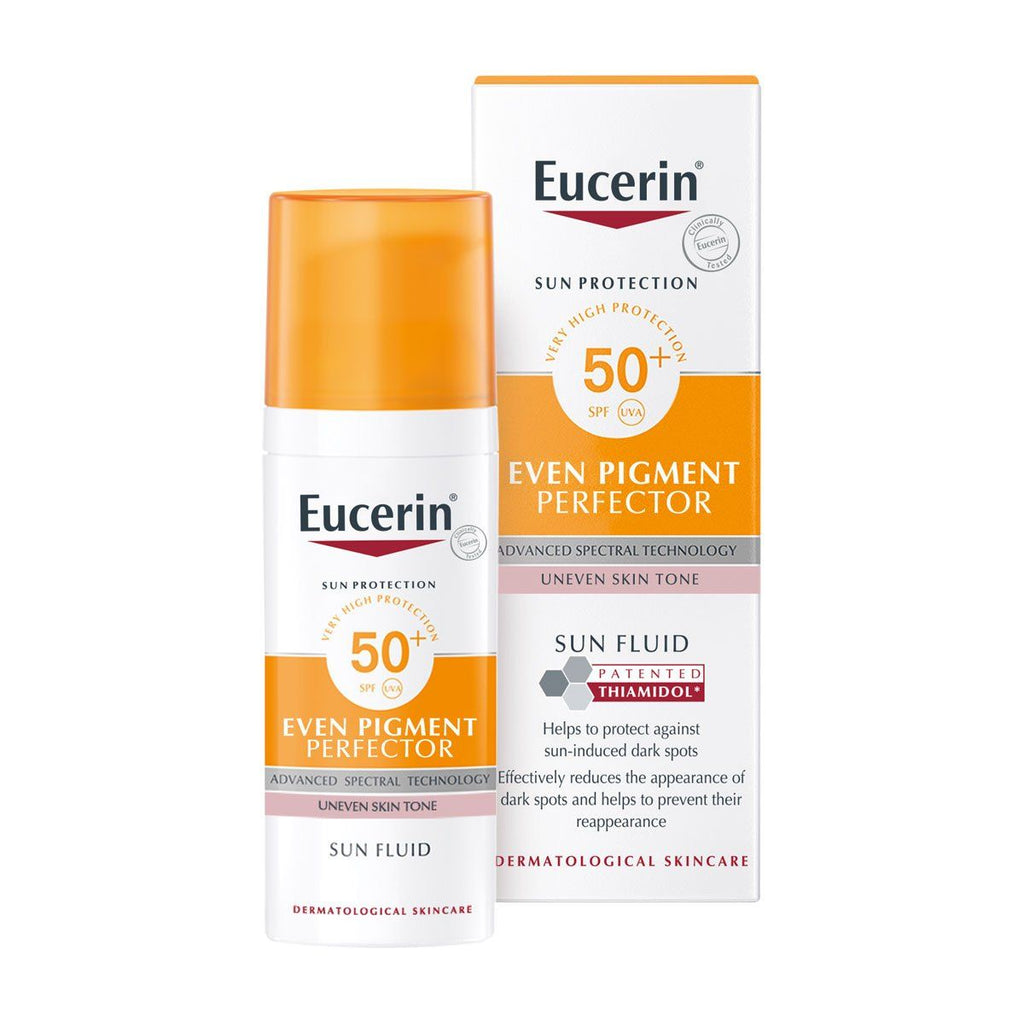 Eucerin Sun Fluid Even Pigment Perfector Spf50 50ml – ZimSeller Pharmacy