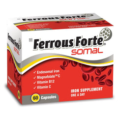 Ferrous Forte Somal 60 Capsules