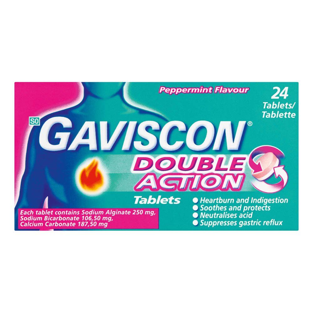 Gaviscon Double Action Tabs 24's