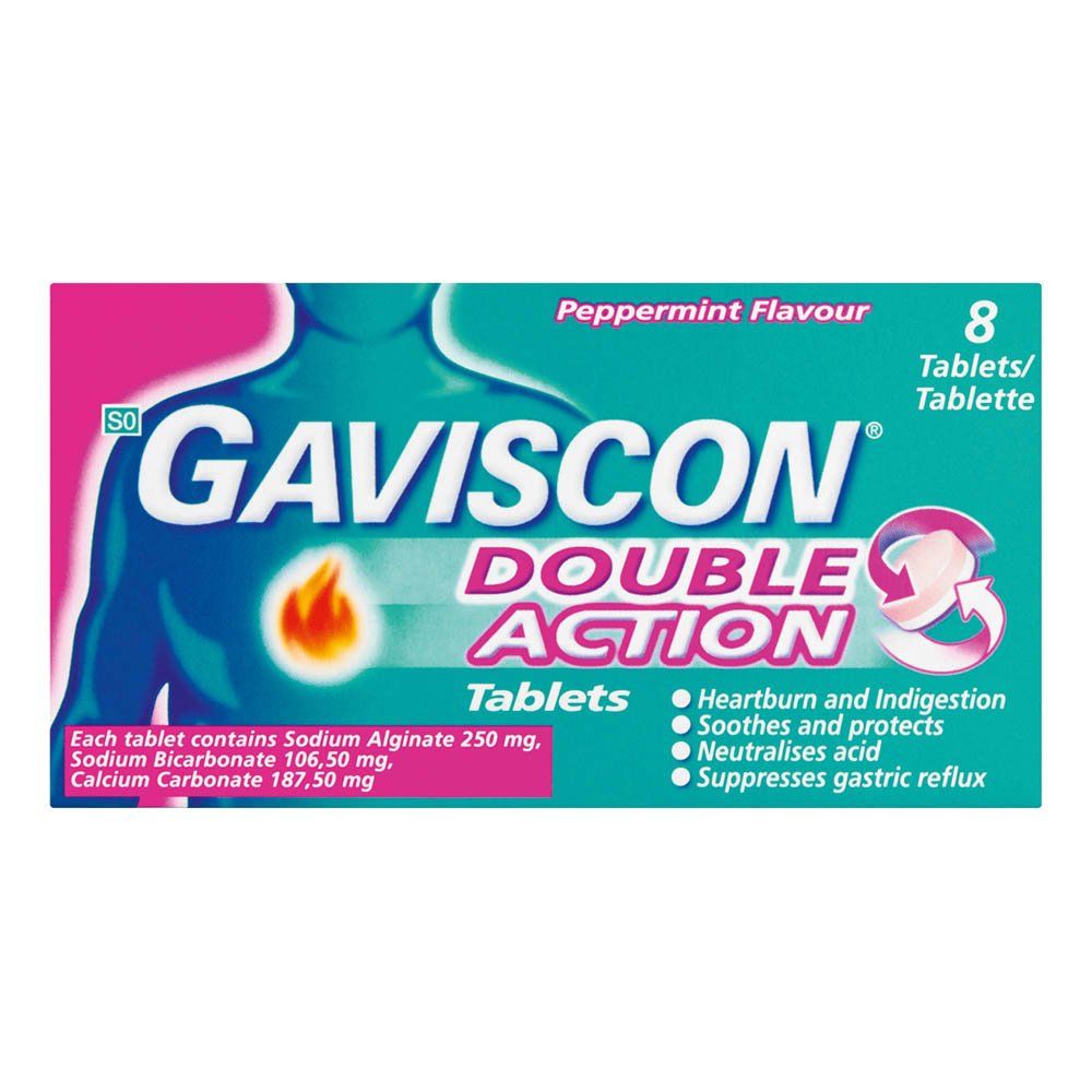 Gaviscon Double Action Tabs 8's