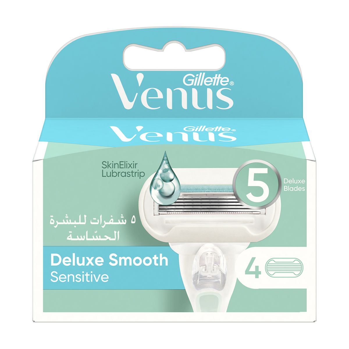 Gillette Venus Extra Smooth Sensitive Razor 4 Cartridges