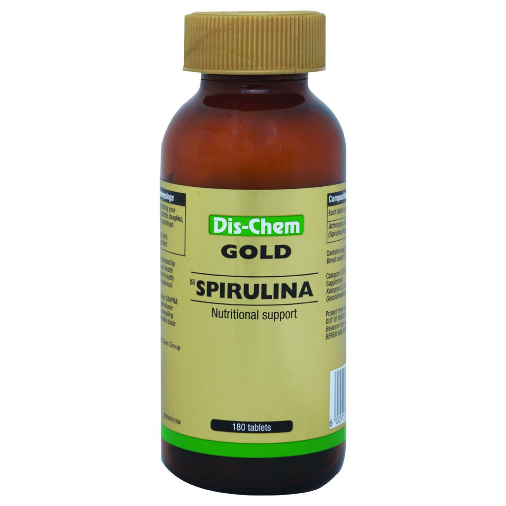 Gold Spirulina 180 Tabs