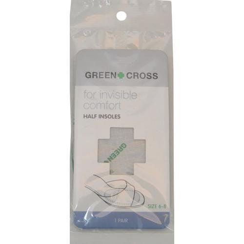 Green Cross Insole Half Large 6-9