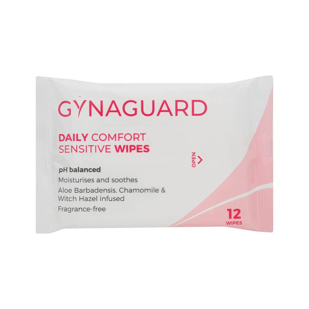 Gynaguard Daily Wipes Sensitive 12's