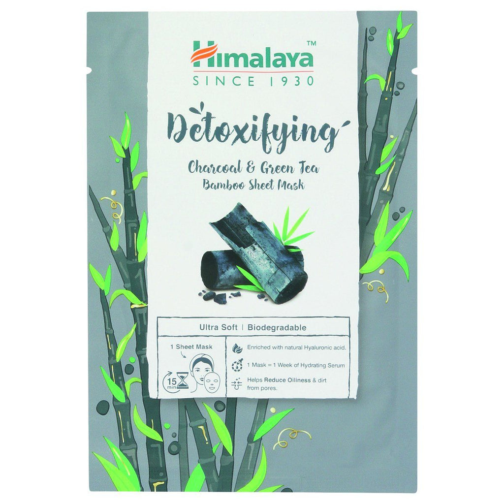 Himalaya Detox Charcoal Green Tea Bamboo Sheet