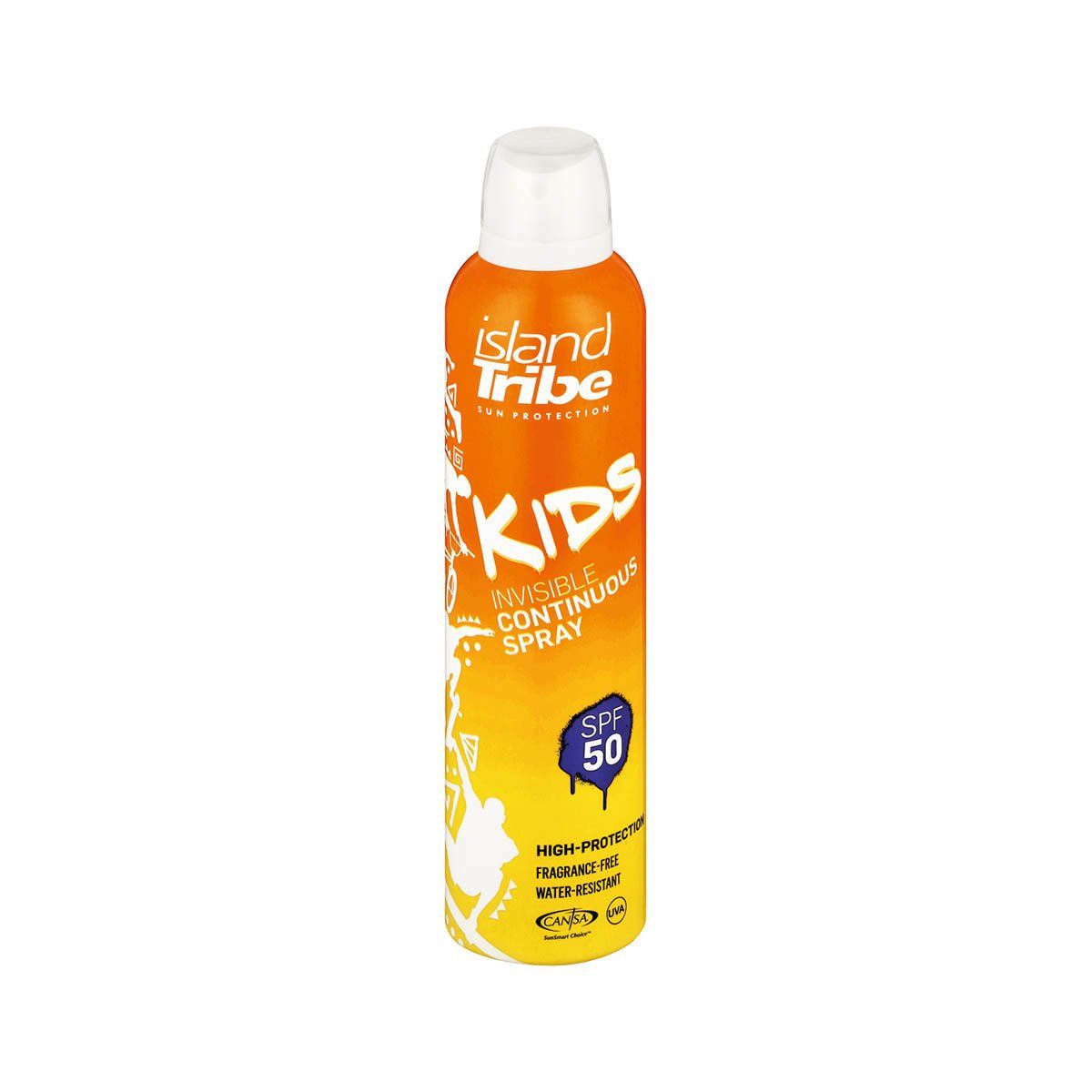 Island Tribe Kids Spf50 Sun Protection Invisible Continuous Spray 320ml