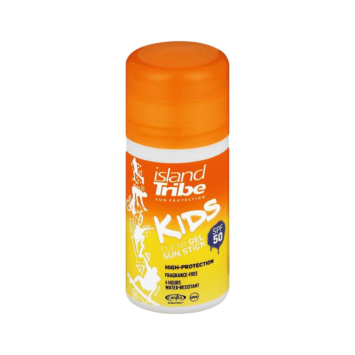 Island Tribe Kids Spf50 Sun Protection Stick Clear Gel 30ml