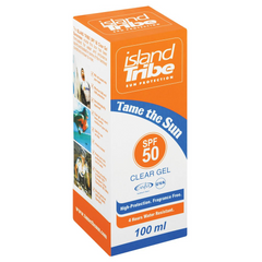 Island Tribe Spf50 Sun Protection Gel Clear 100ml
