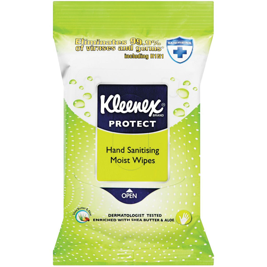 Kleenex Protect Hand Sanitising Wipe 10s