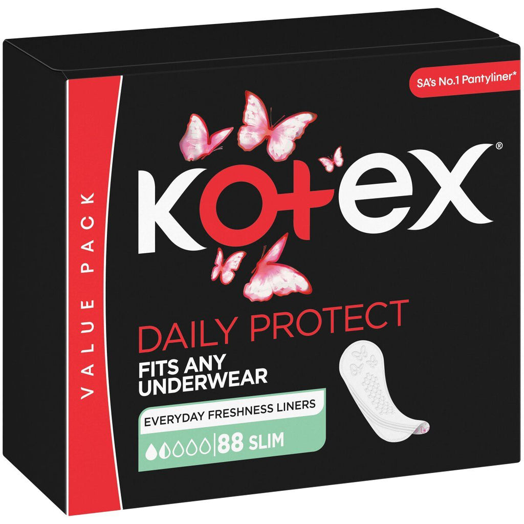 Kotex Daily Protect Slim Unscented Pantyliner