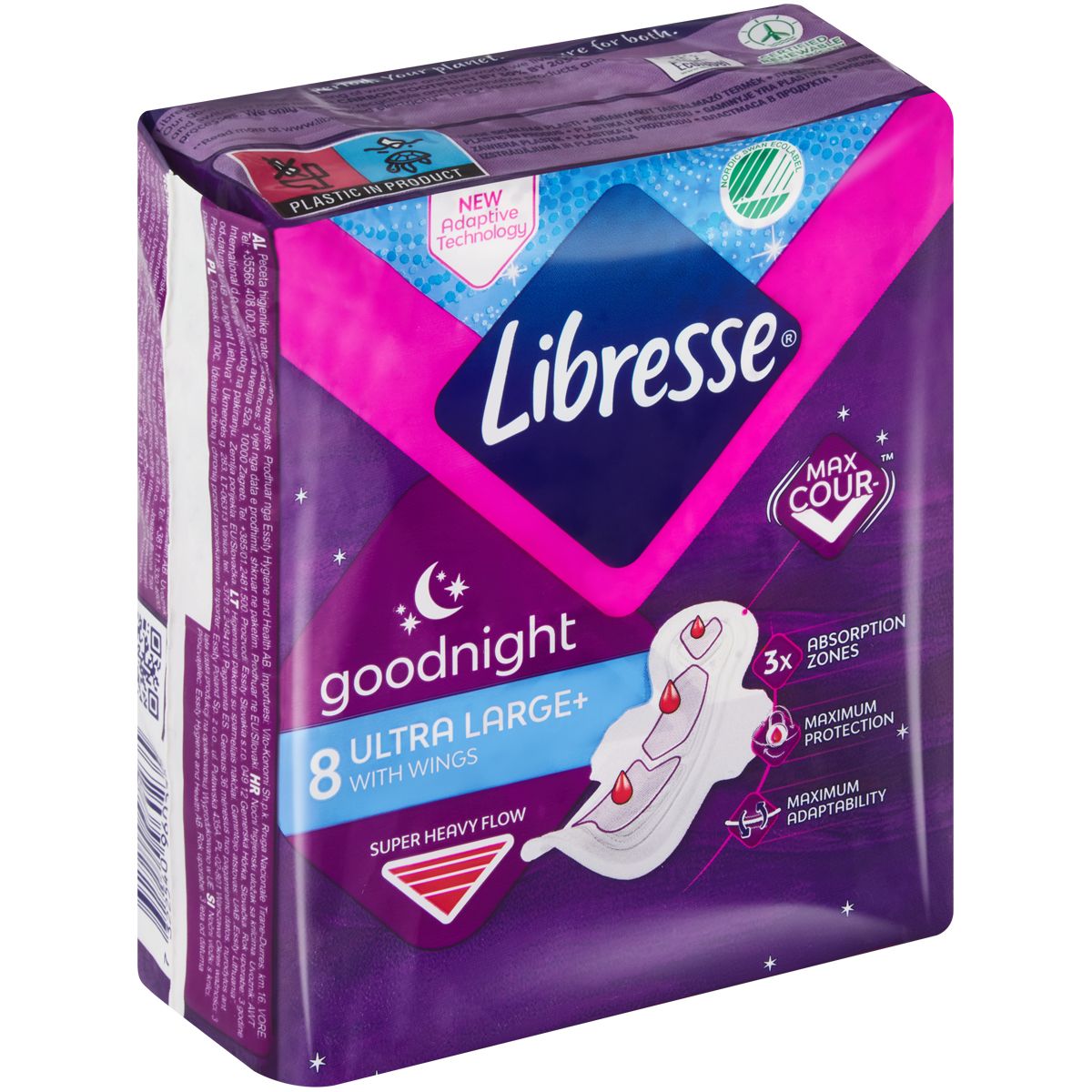 Libresse Ultra Thin 8's Goodnight Wings