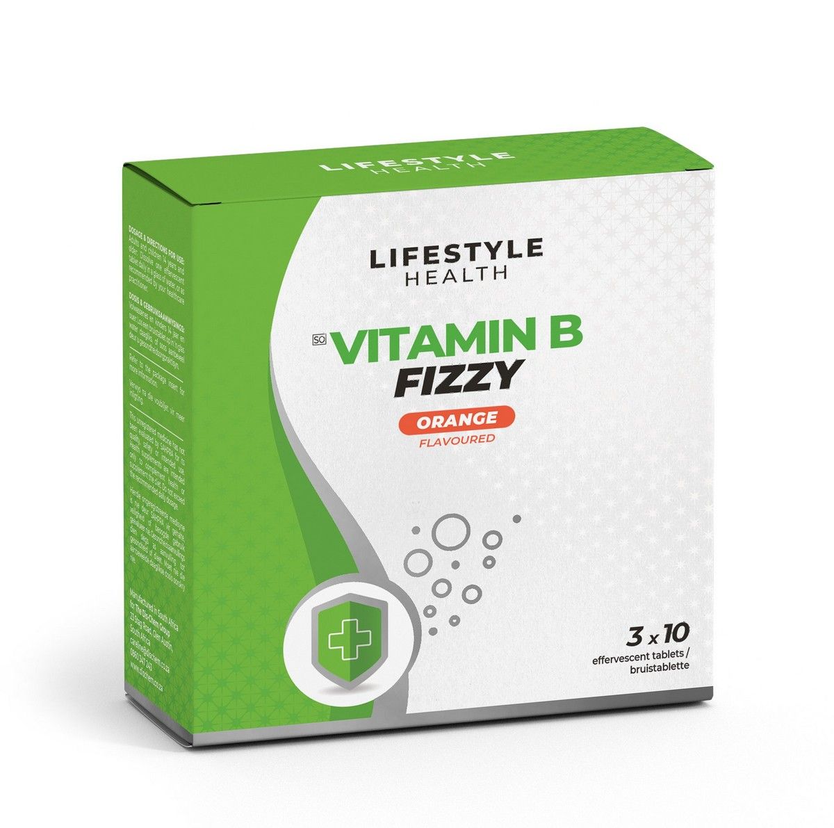 Lifestyle Vitamin B Fizzy 30'€™s Orange