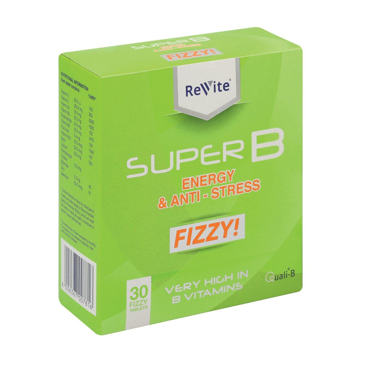 Lifestyle Vitamin B Fizzy Effervescent 30 Tablets