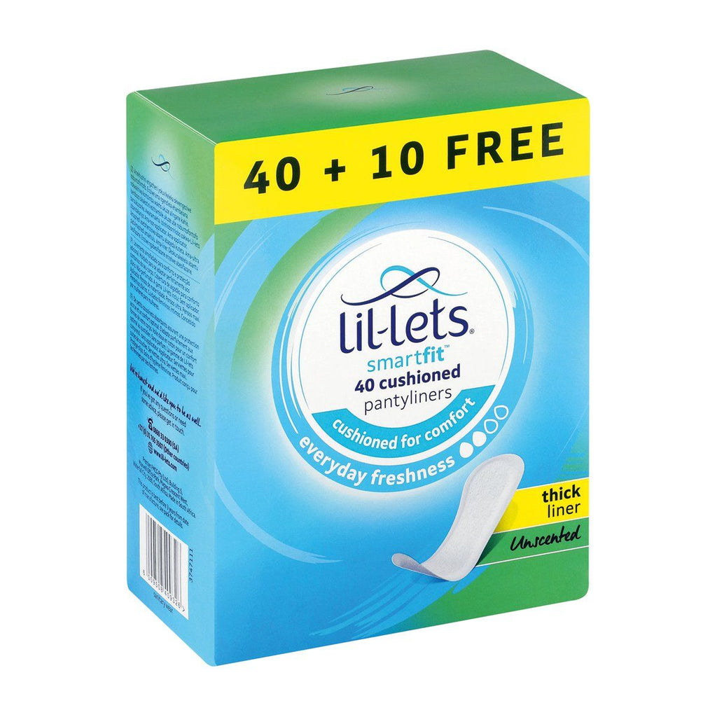 Lil-lets Fresh Liners 40's+10 Fr, Unscented