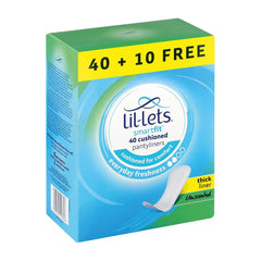 Lil-lets Fresh Liners 40's+10 Fr, Unscented