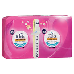 Lil-lets Maxi Cotton Pads Super 16's Scented