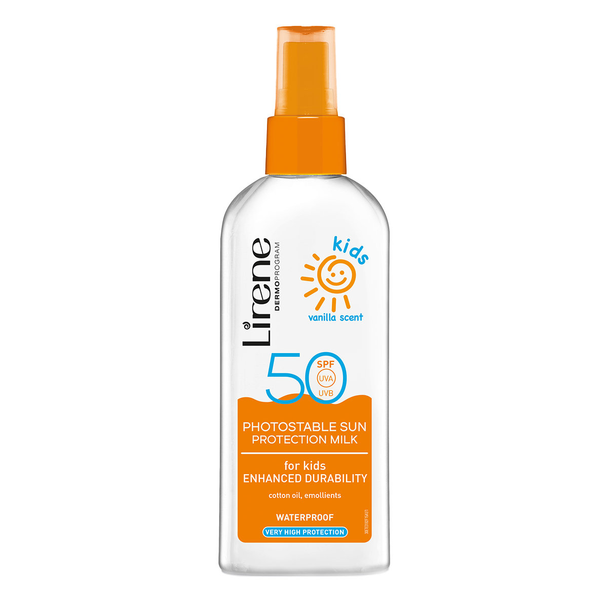 Lirene Sunscreen Protection Vanila Lotion For Kids Spf50 150ml
