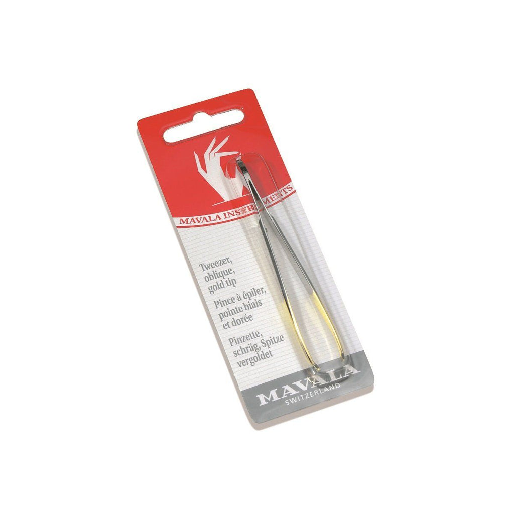 Mavala Implement Tweezer Oblique Gold Tip