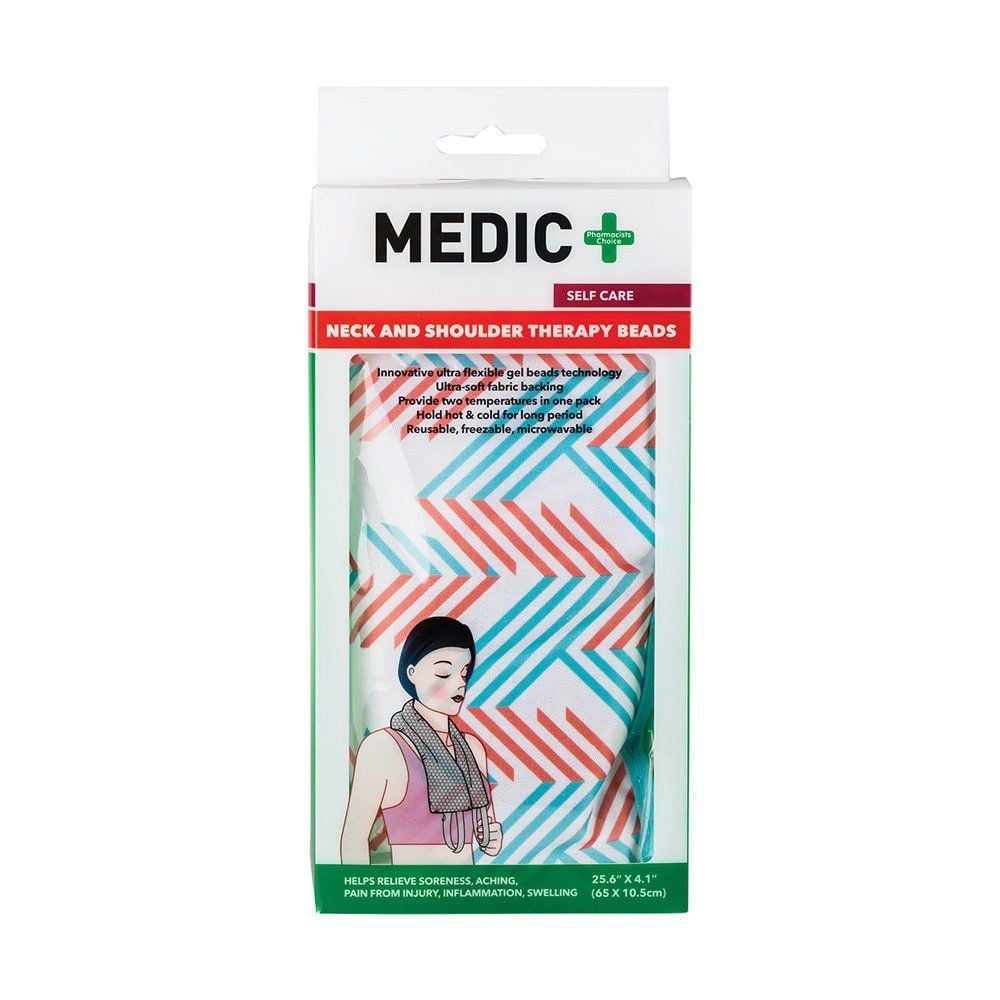 Medic Hot/cold Pack Neck & Shoulder Green 62x10cm