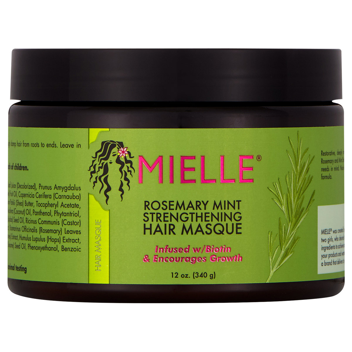 Mielle Rose Mint Hair Masque 12oz