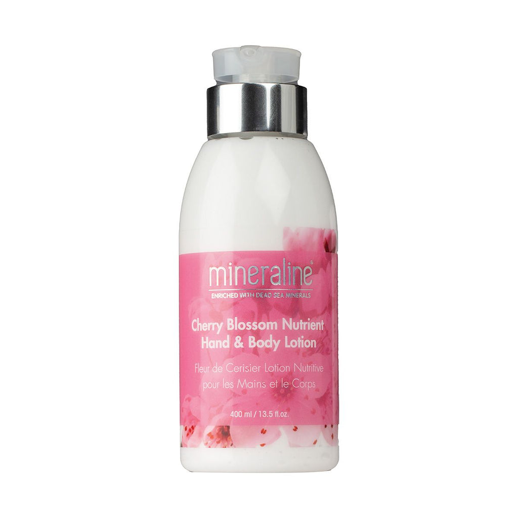Mineraline Cherry Blossom Nutrient Hand And Body Lotion 400ml