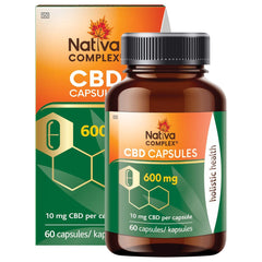 Nativa Complex Cbd 600mg Capsules 60s