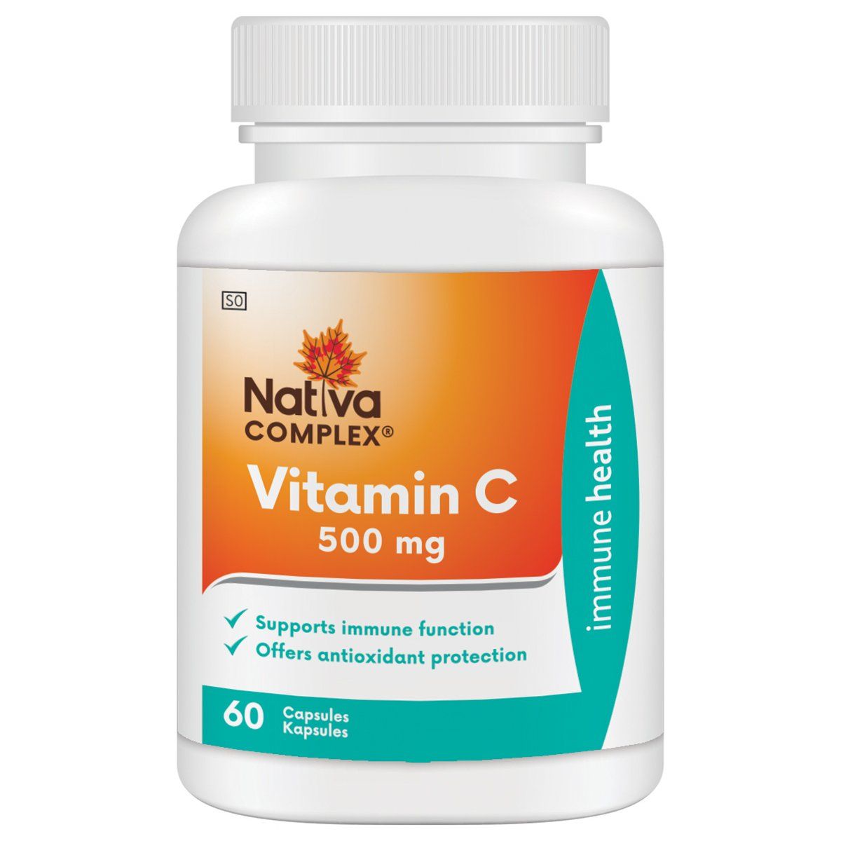 Nativa Vitamin C 500mg 60 Capsules