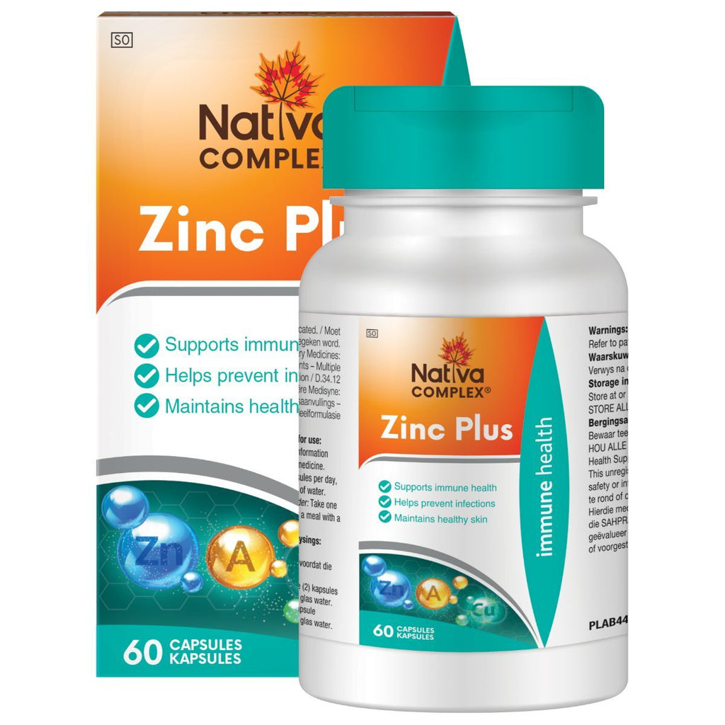 Nativa Zinc Plus Complex Capsules 60s