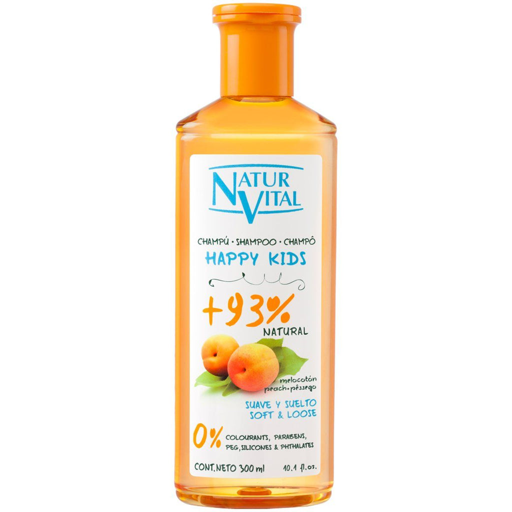 Natur Vital Happy Hair Kids Shampoo Peach 300ml