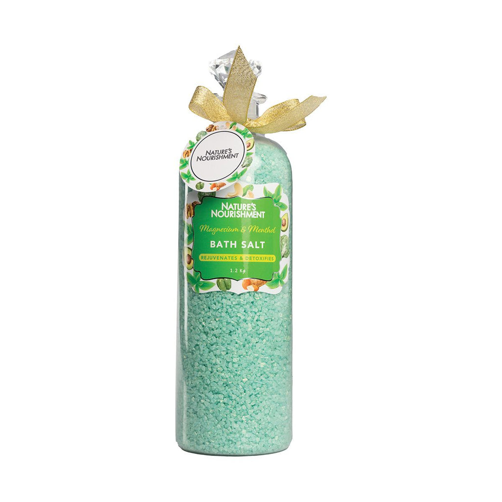 Natures Nourishment Bath Salt 1.2kg Menthol