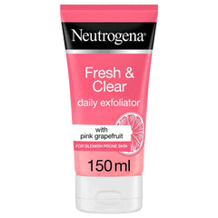 Neutrogena Fresh And Clear Daily Exfoliator Pink Grapefruit And Vitamin C 150ml