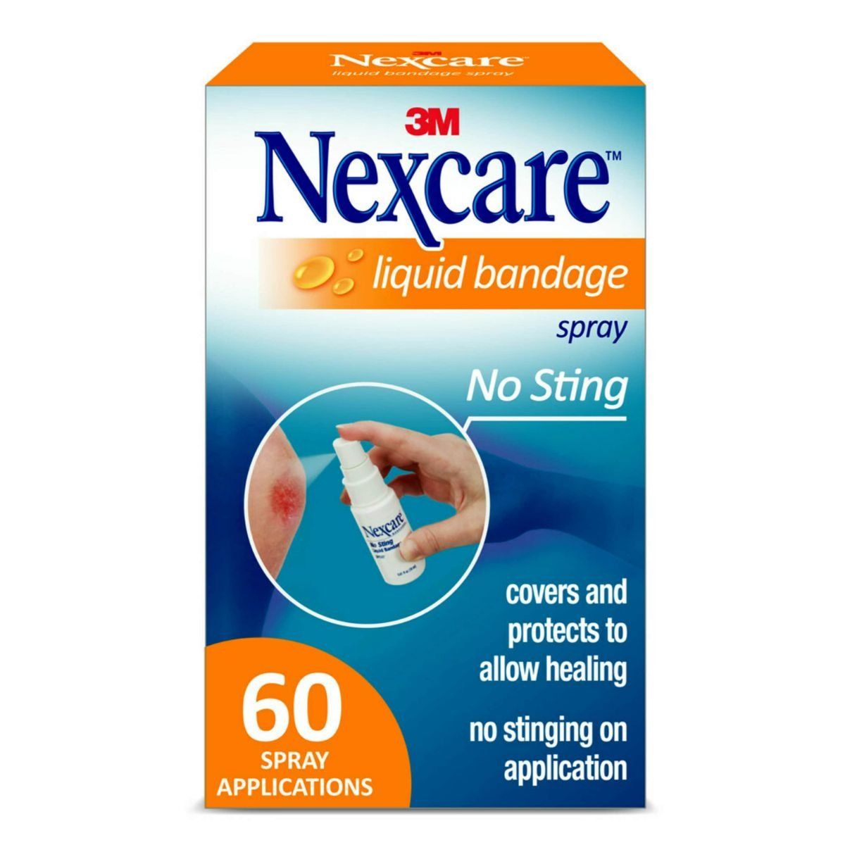 Nexcare No Sting Liquid Bandage Spray 18ml